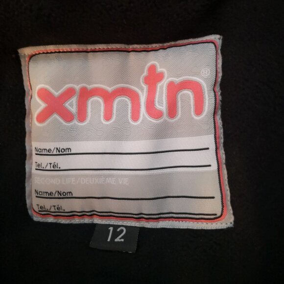XMTN Girls Size 12 Salmon/Grey/Black Ski Jacket - Picture 3 of 16